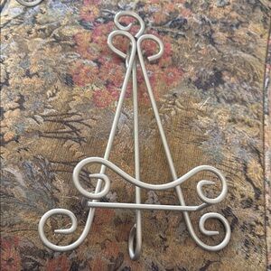 Elegant Metal Plate or Decor Stand